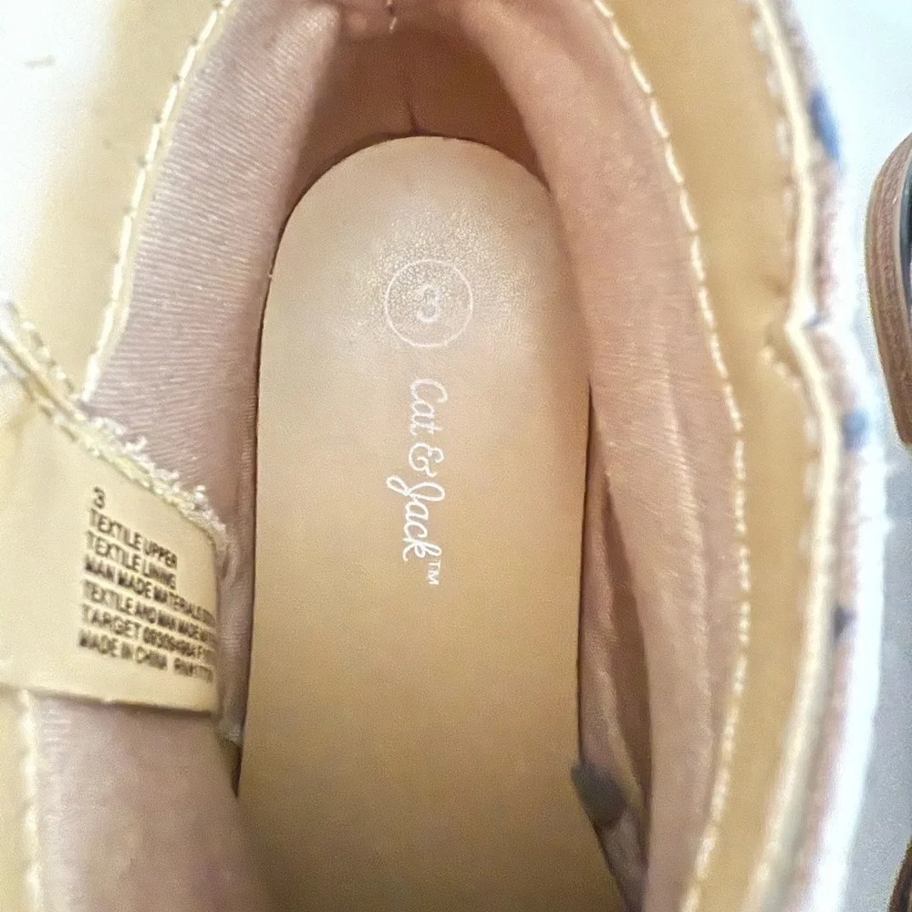Cat & Jack Girls Shoes Cat And Jack Ankle Booties.  Size 3.